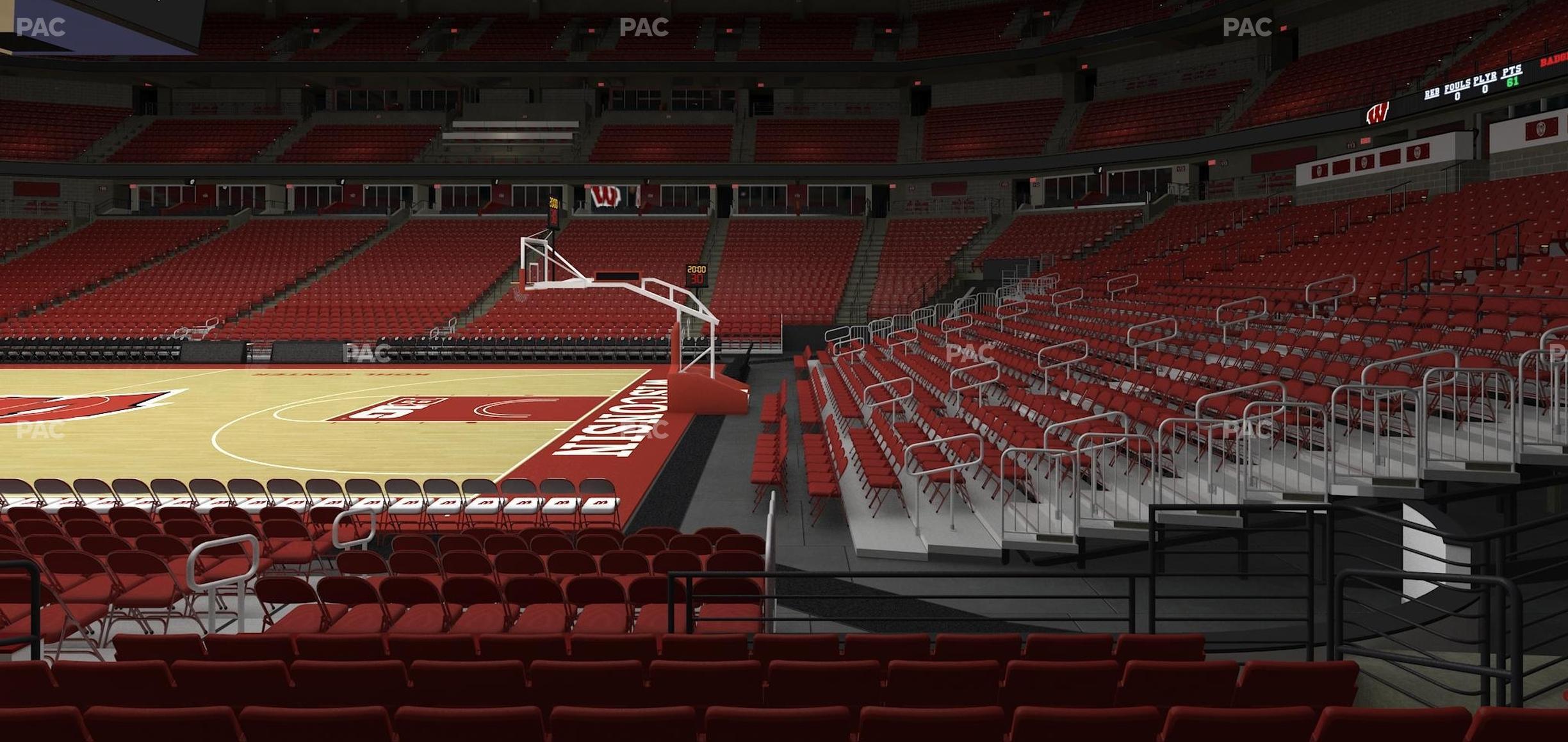 Seating view for Kohl Center Section 120