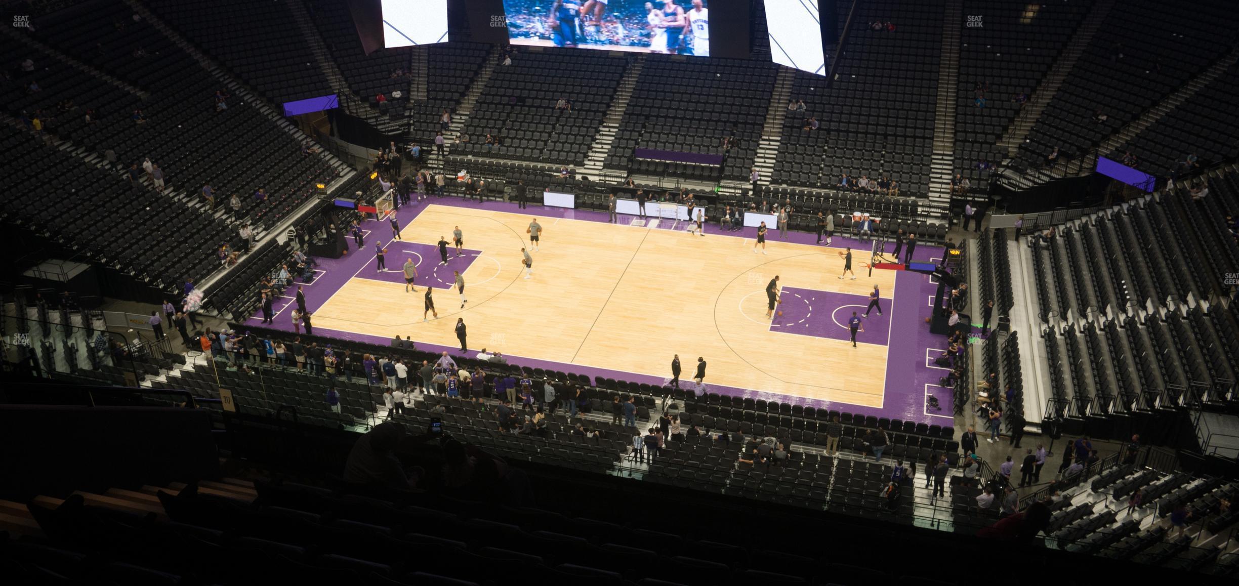 Seating view for Golden 1 Center Section 217