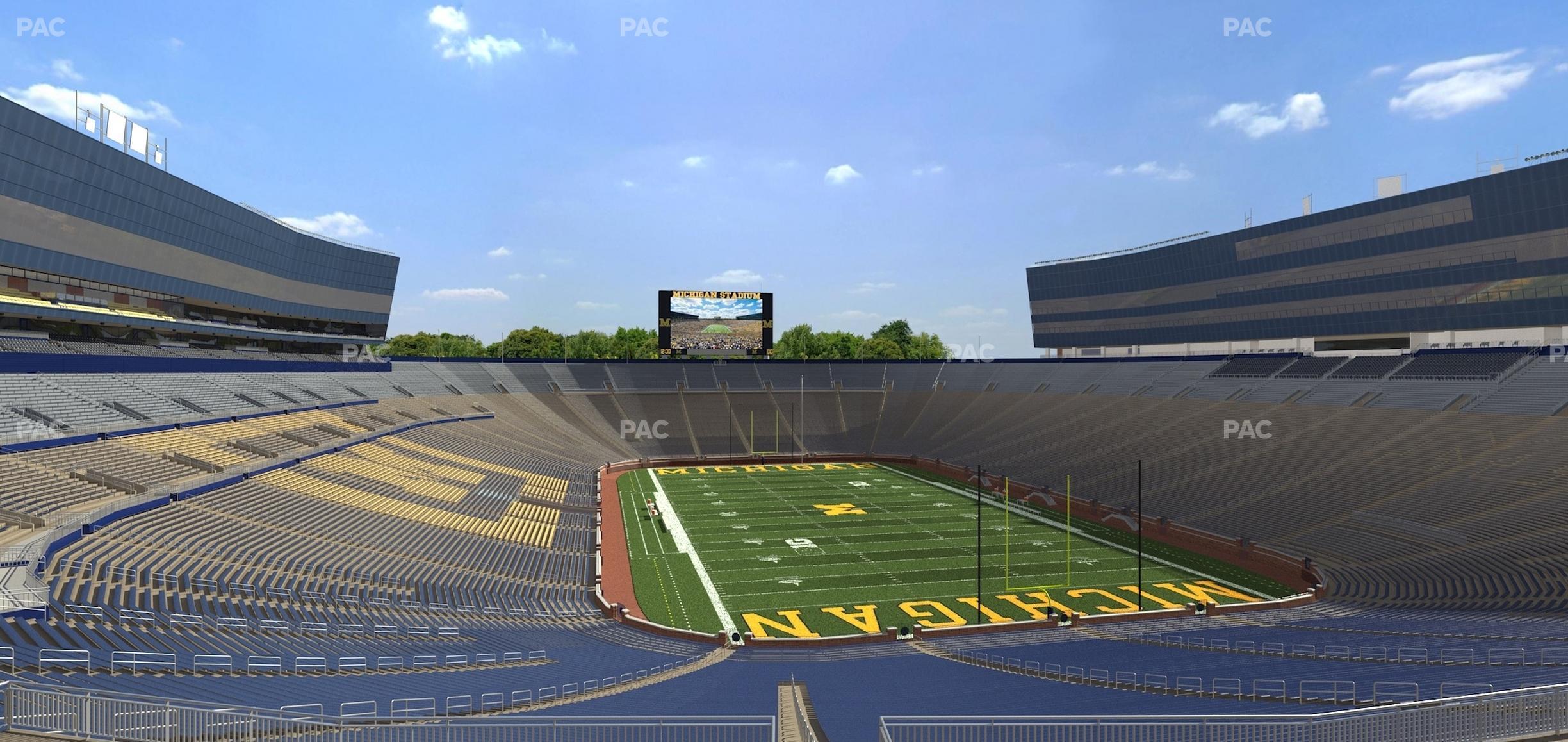 Seating view for Michigan Stadium Section 36