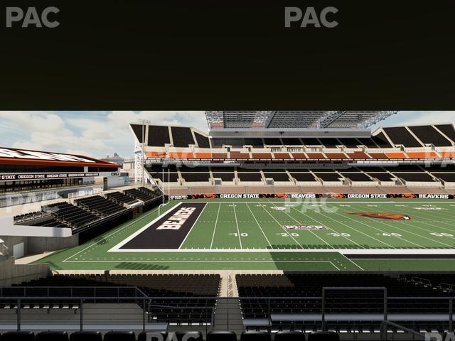 Seating view for Reser Stadium Section West Club 5