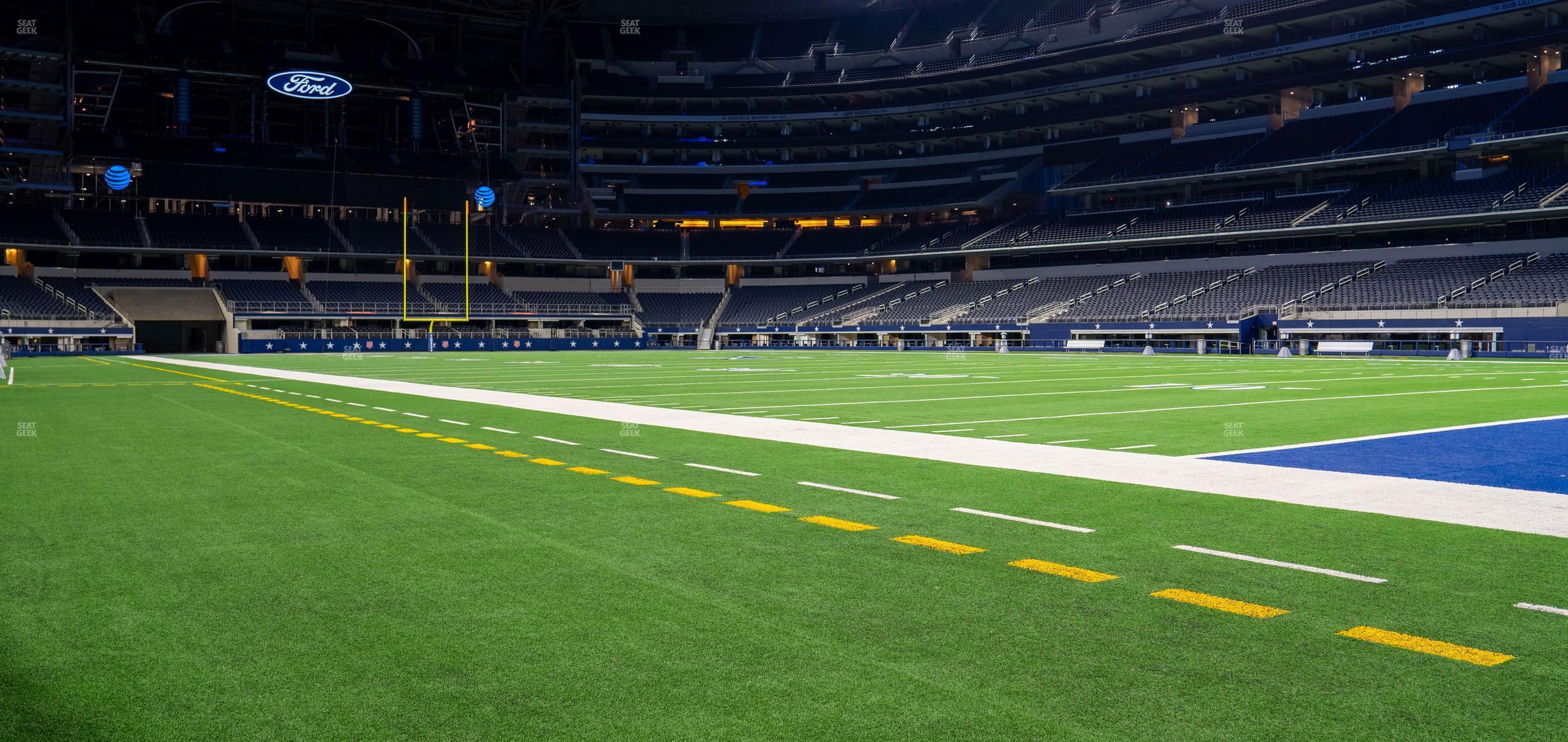 Seating view for AT&T Stadium Section Event Level Suite 26