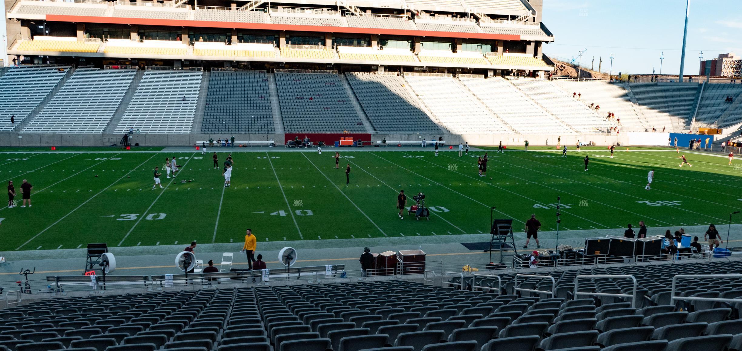 Seating view for Mountain America Stadium Section 8