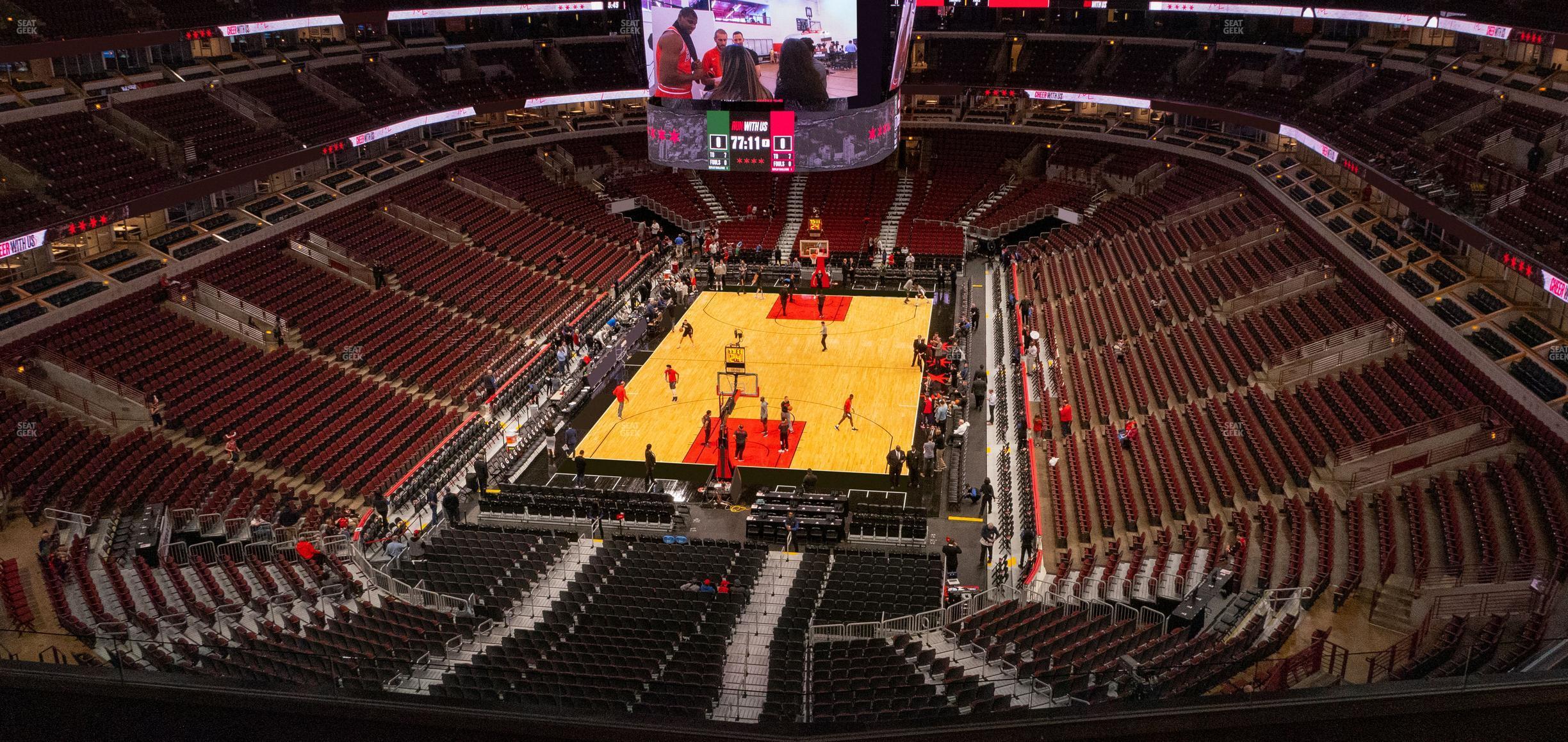 Seating view for United Center Section 325