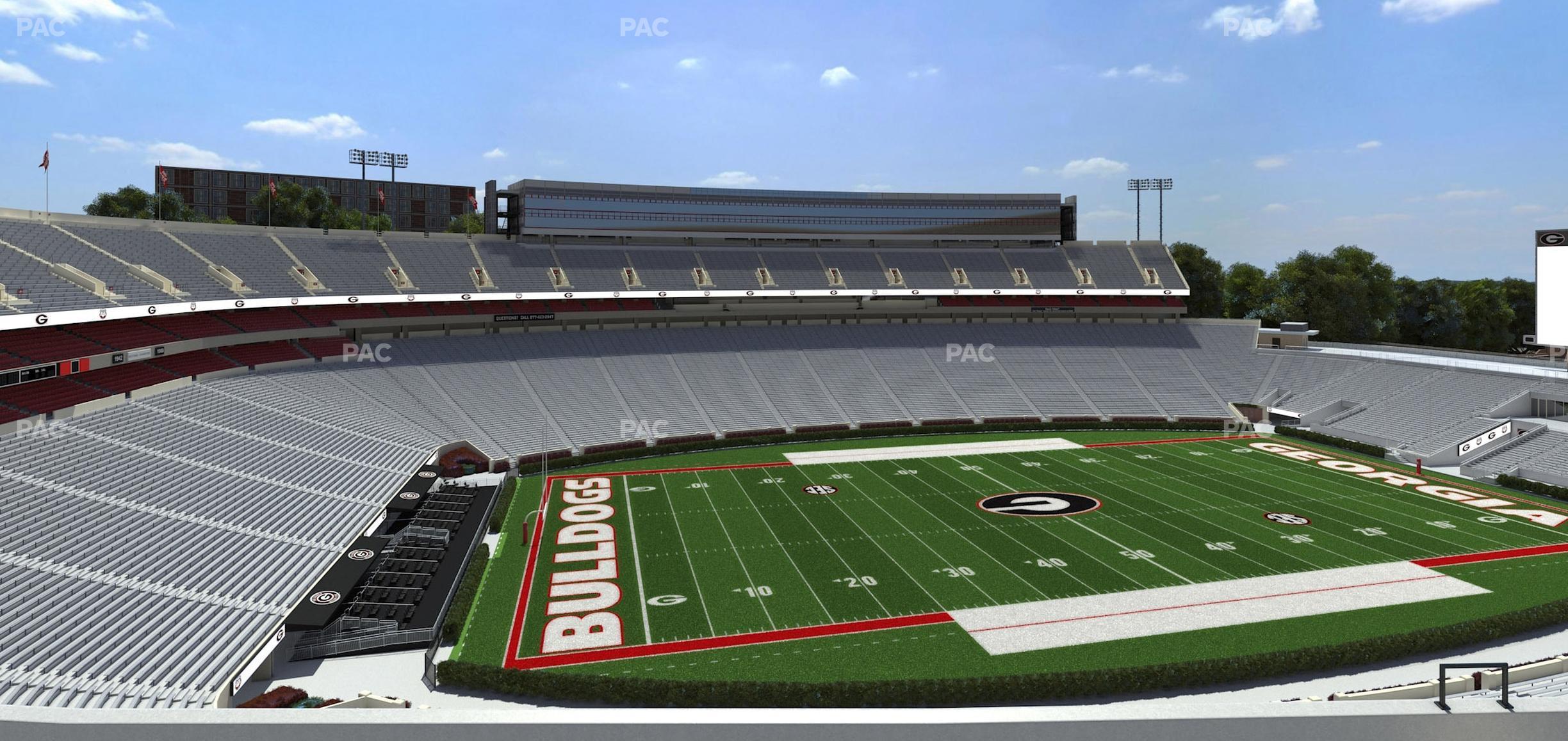 Seating view for Sanford Stadium Section 310