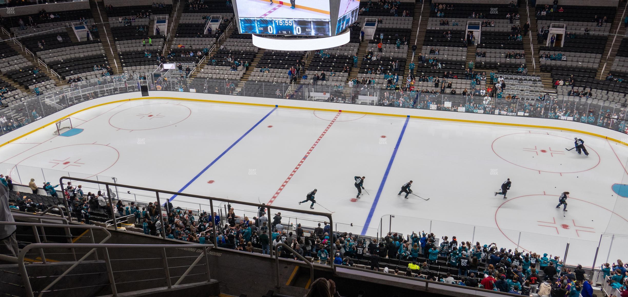 Seating view for SAP Center at San Jose Section 227