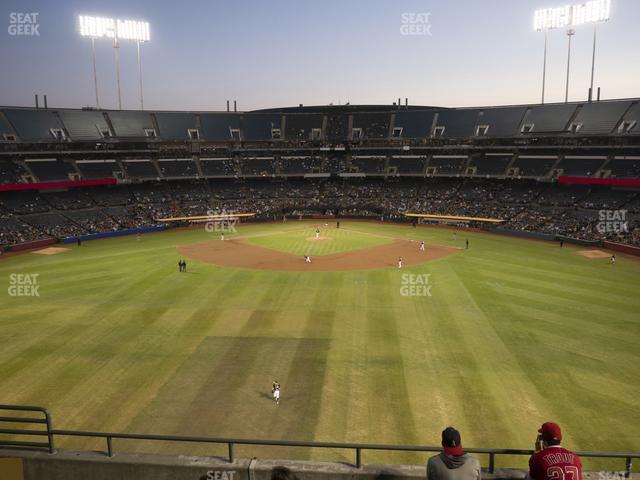 Seating view for Oakland Coliseum Section 241