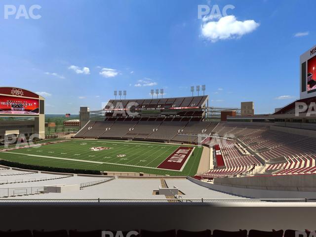 Seating view for Davis Wade Stadium Section 117