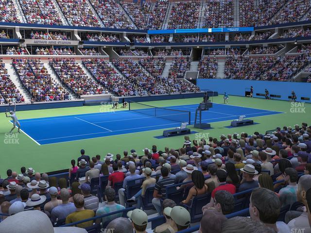 Seating view for Arthur Ashe Stadium Section 46