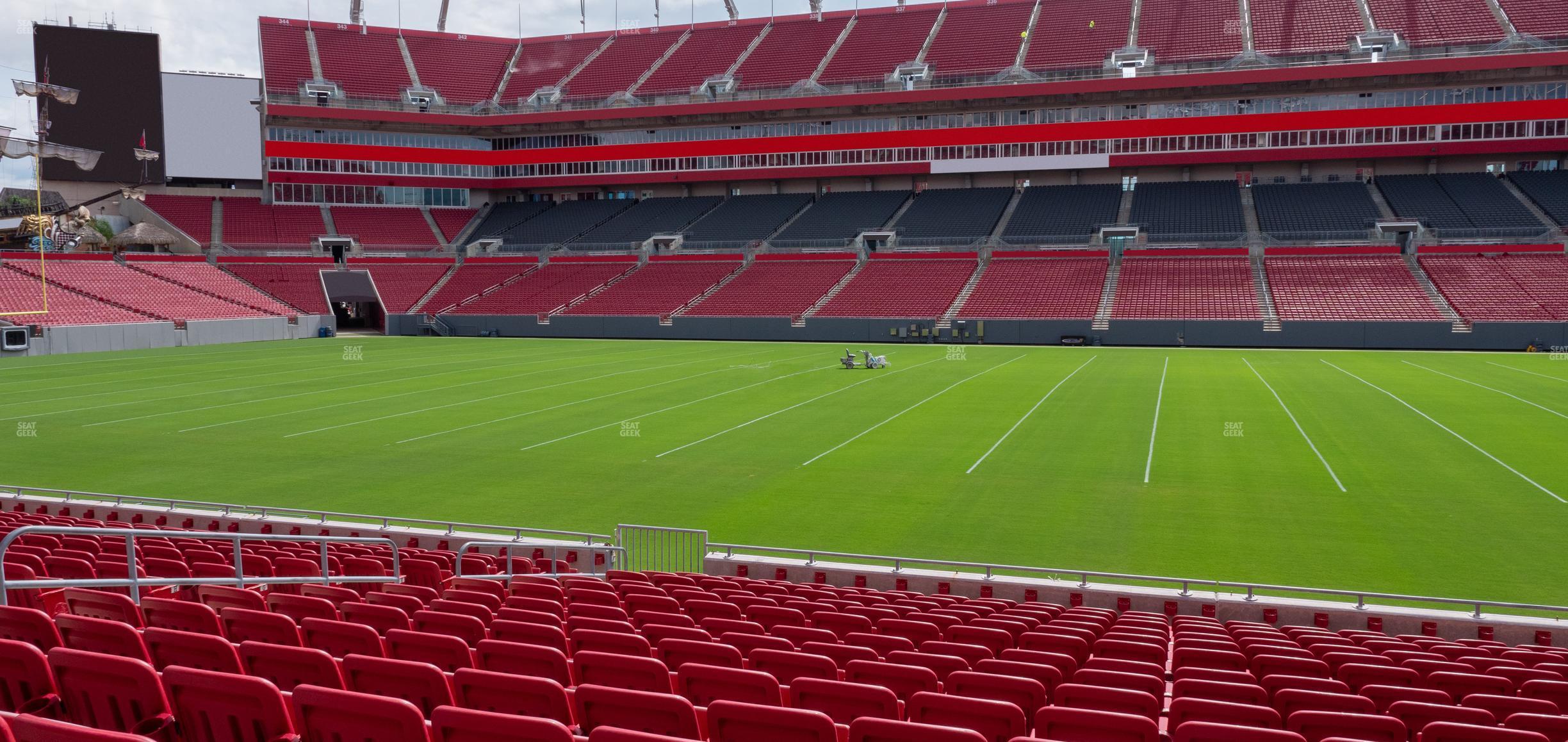 Seating view for Raymond James Stadium Section 112