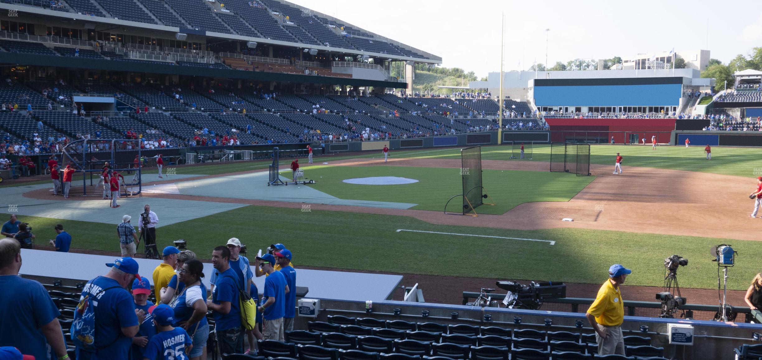 Seating view for Kauffman Stadium Section 135