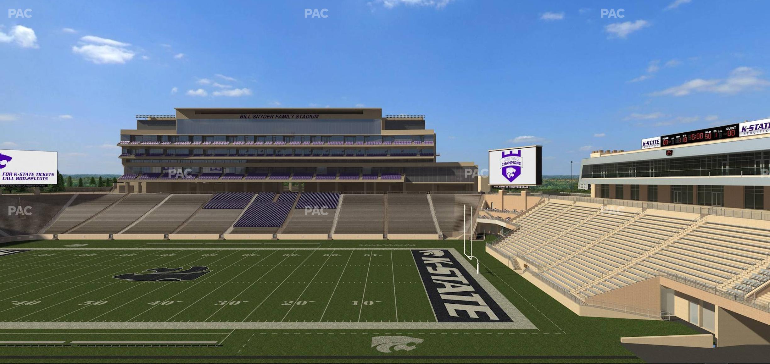 Seating view for Bill Snyder Family Stadium Section 231