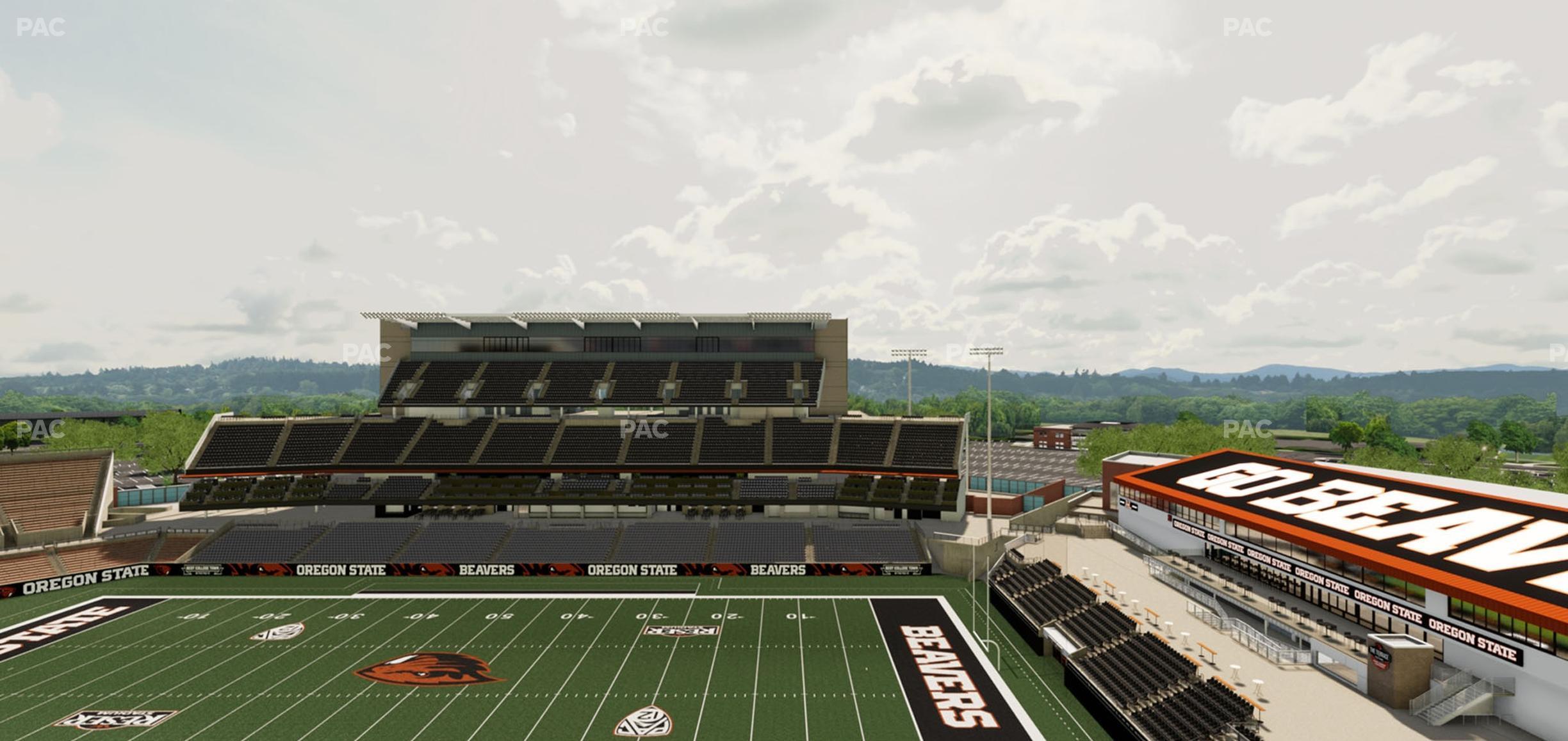 Seating view for Reser Stadium Section 216