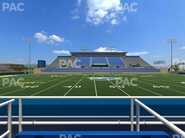 Seating view for Delaware Stadium Section East Box 78