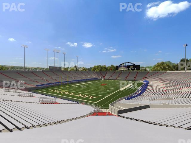 Seating view for War Memorial Stadium (Little Rock) Section 33