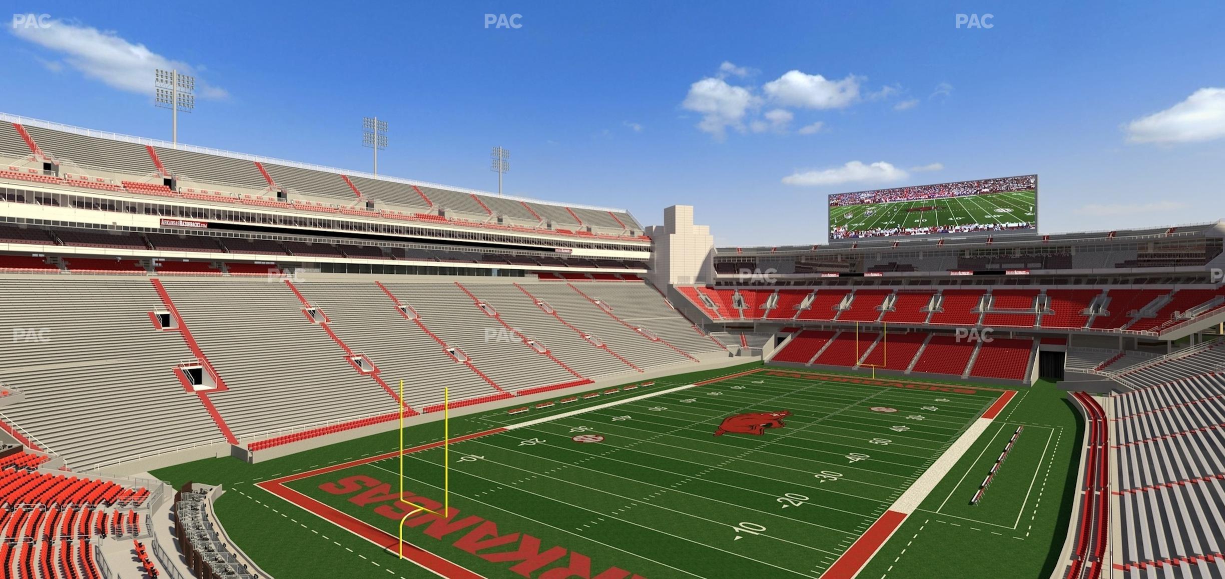 Seating view for Razorback Stadium Section Suite 18