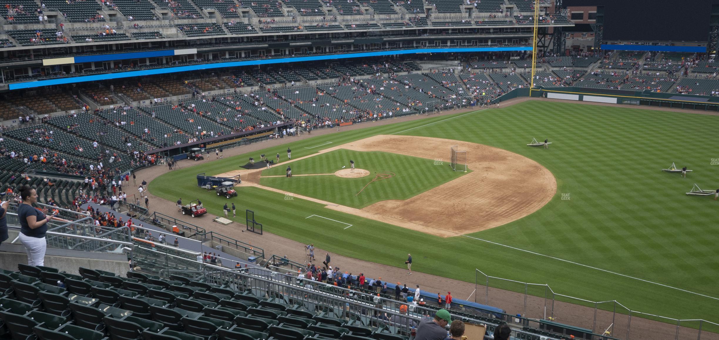 Seating view for Comerica Park Section 217