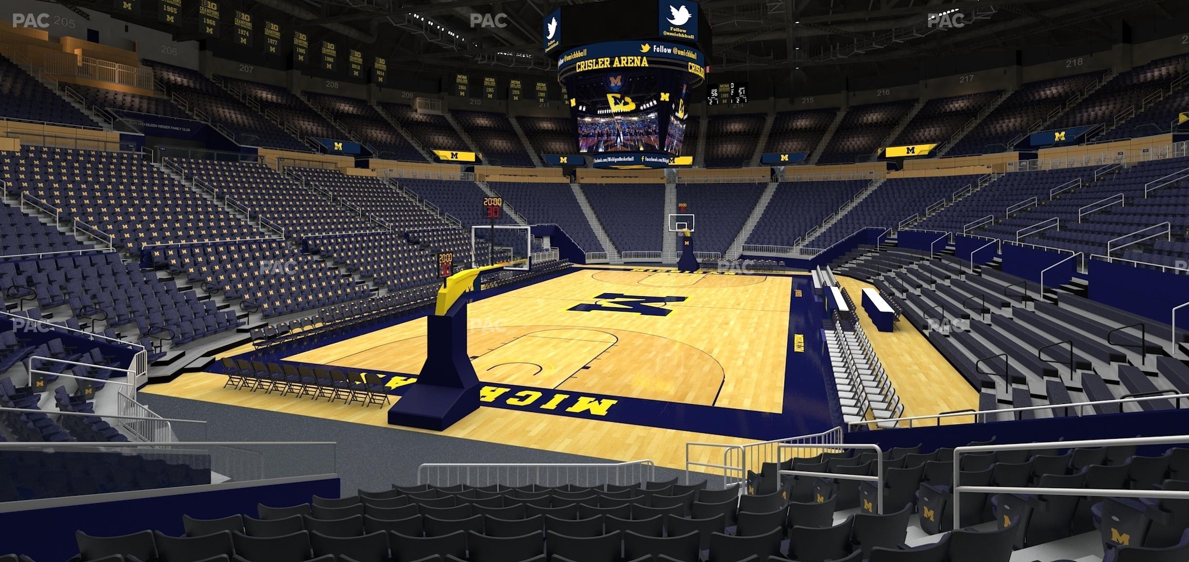 Seating view for Crisler Center Section 130