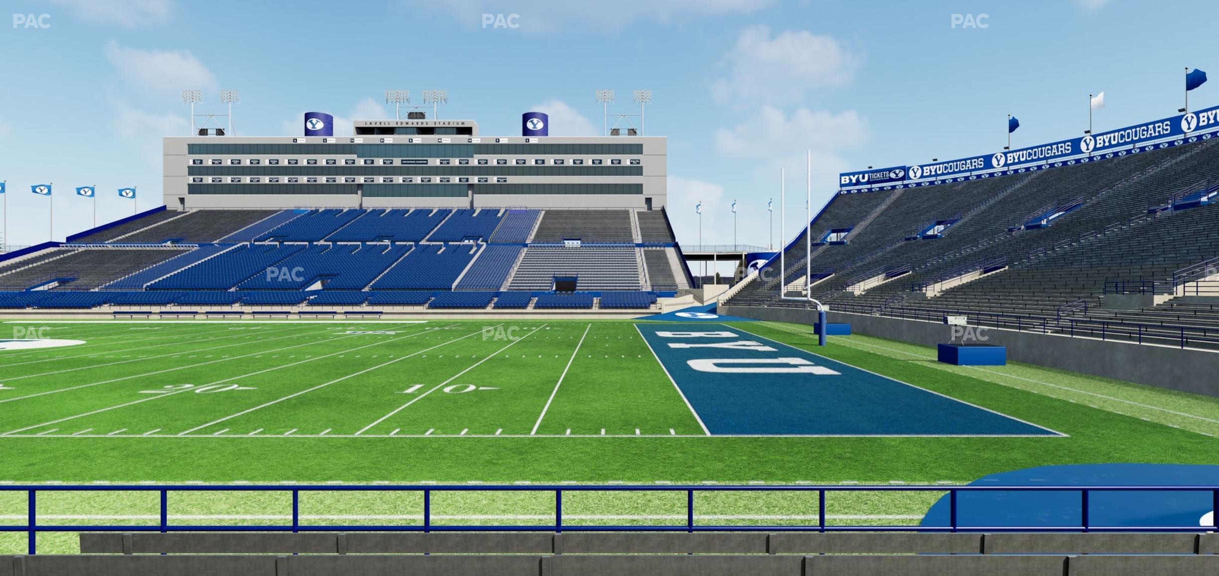 Seating view for LaVell Edwards Stadium Section 32 Wc