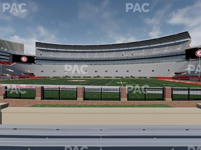 Seating view for Bryant Denny Stadium Section E