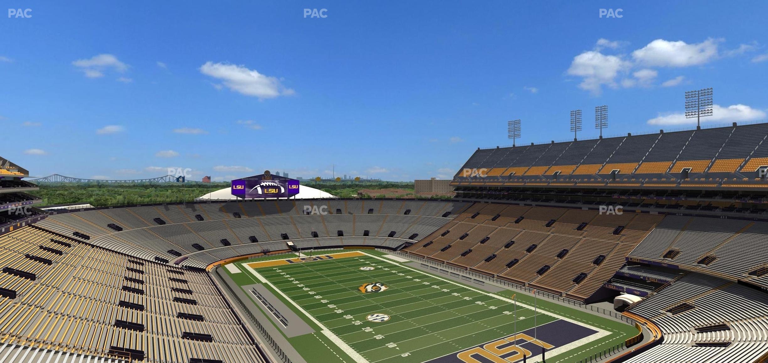 Seating view for Tiger Stadium Section Club 566