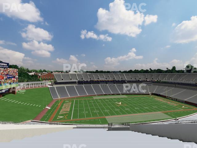 Seating view for Scott Stadium Section 536