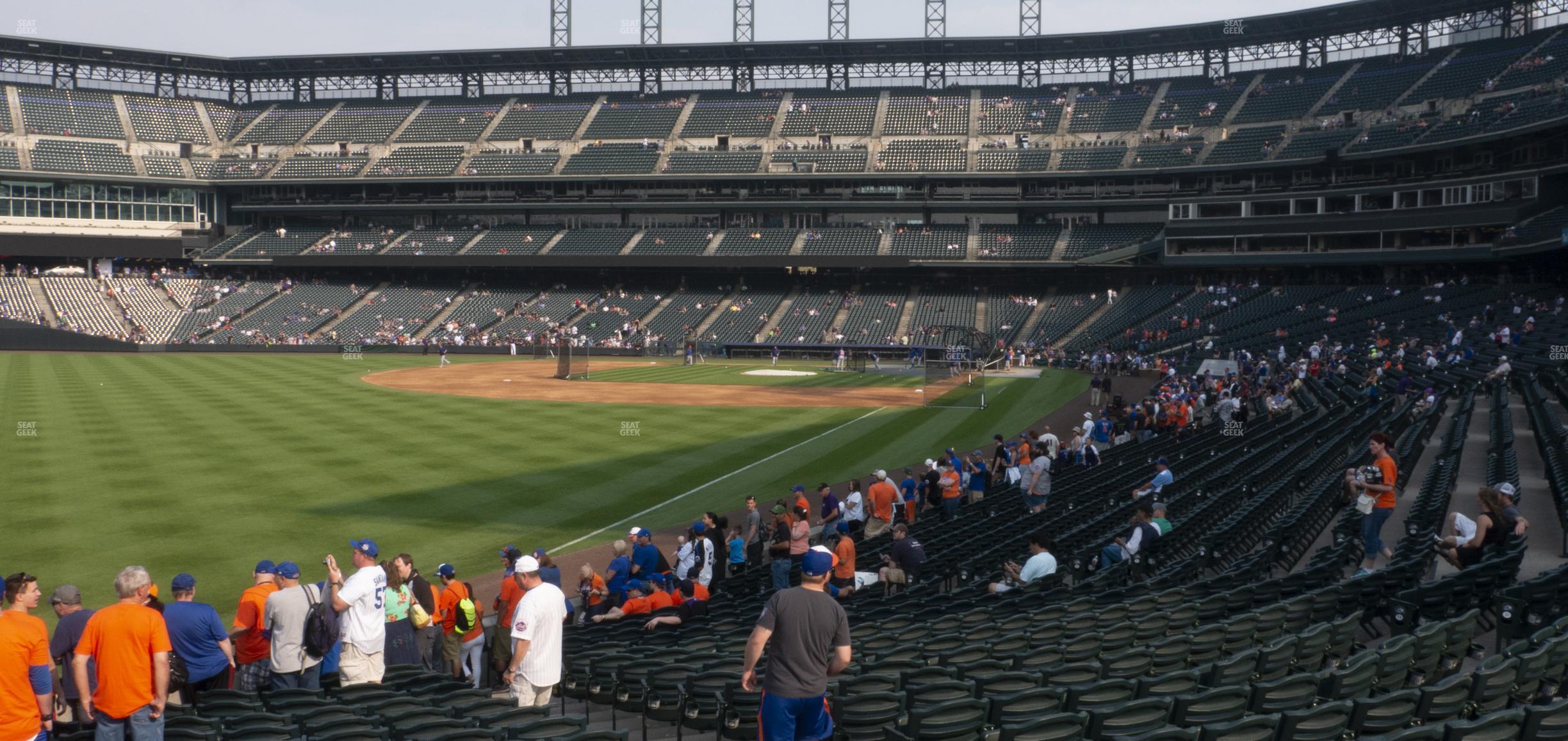 Seating view for Coors Field Section 149