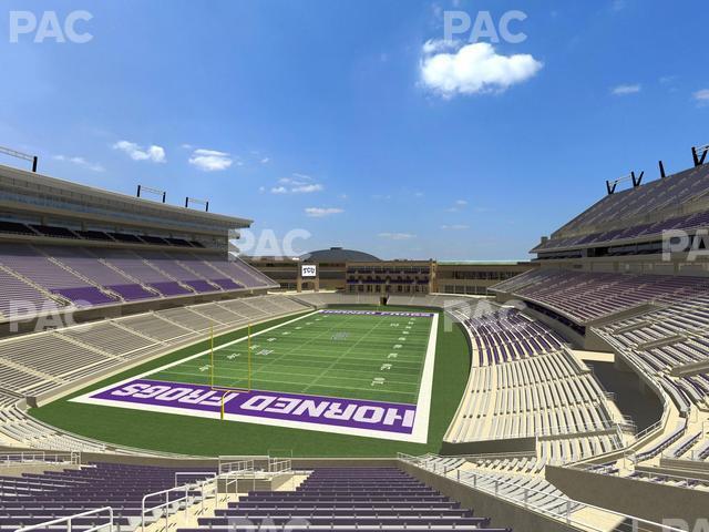 Seating view for Amon G Carter Stadium Section 219