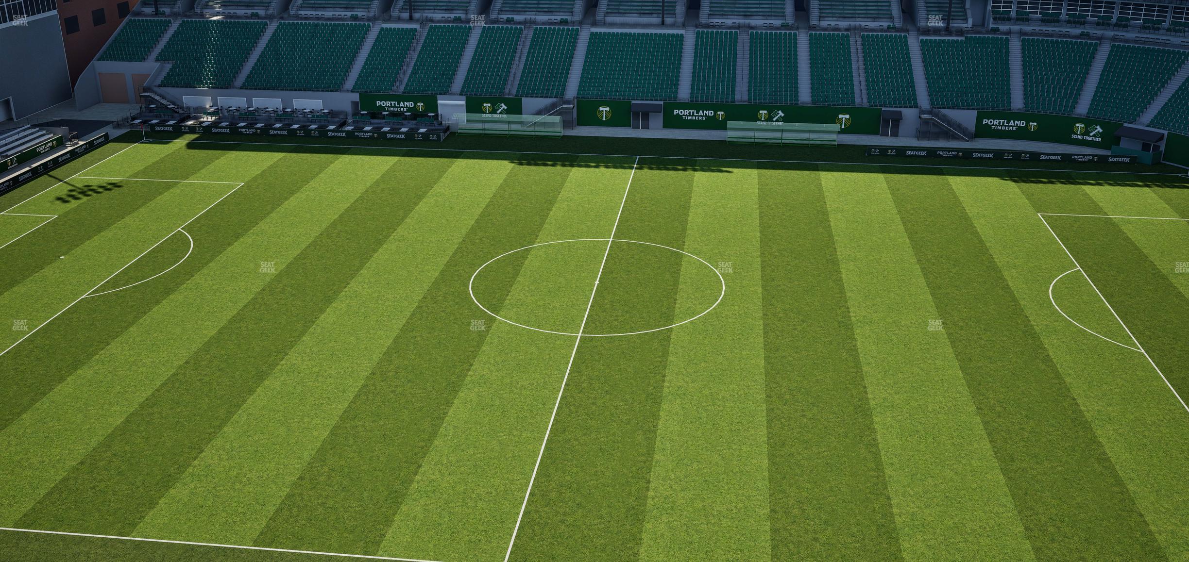 Seating view for Providence Park Section East Vista 6