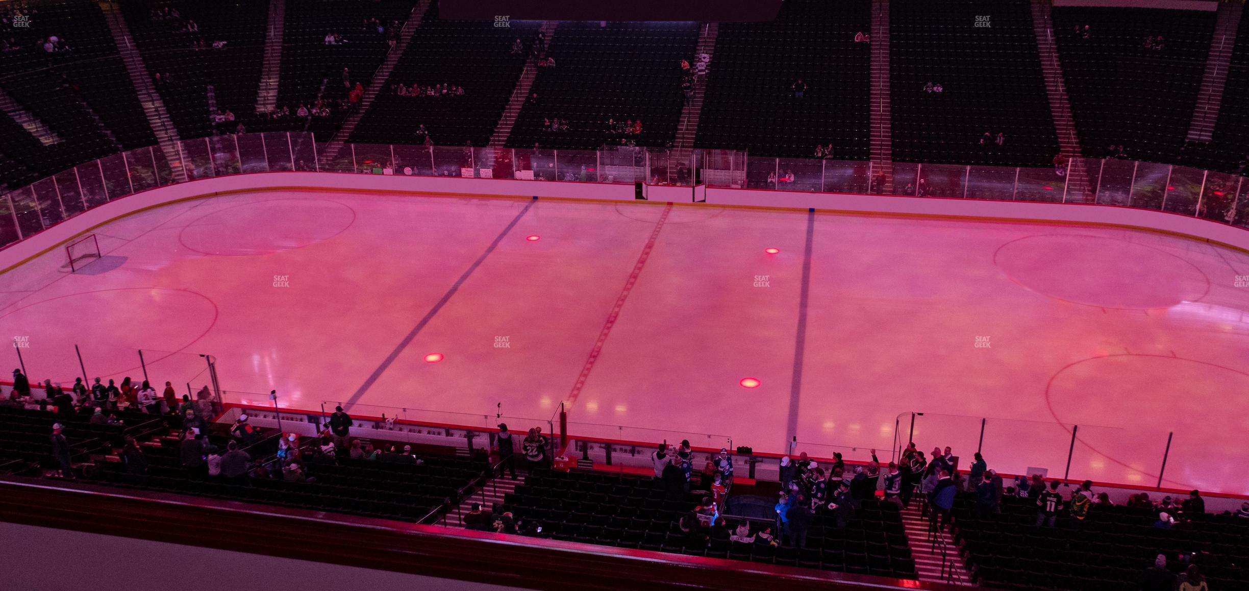 Seating view for Xcel Energy Center Section Club 25