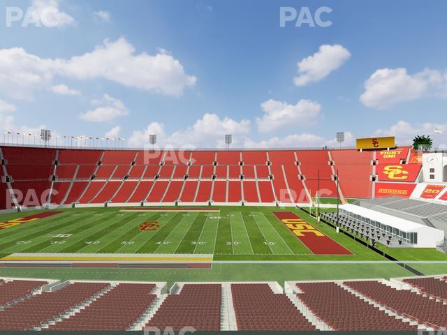 Seating view for Los Angeles Memorial Coliseum Section Founders Suite 303