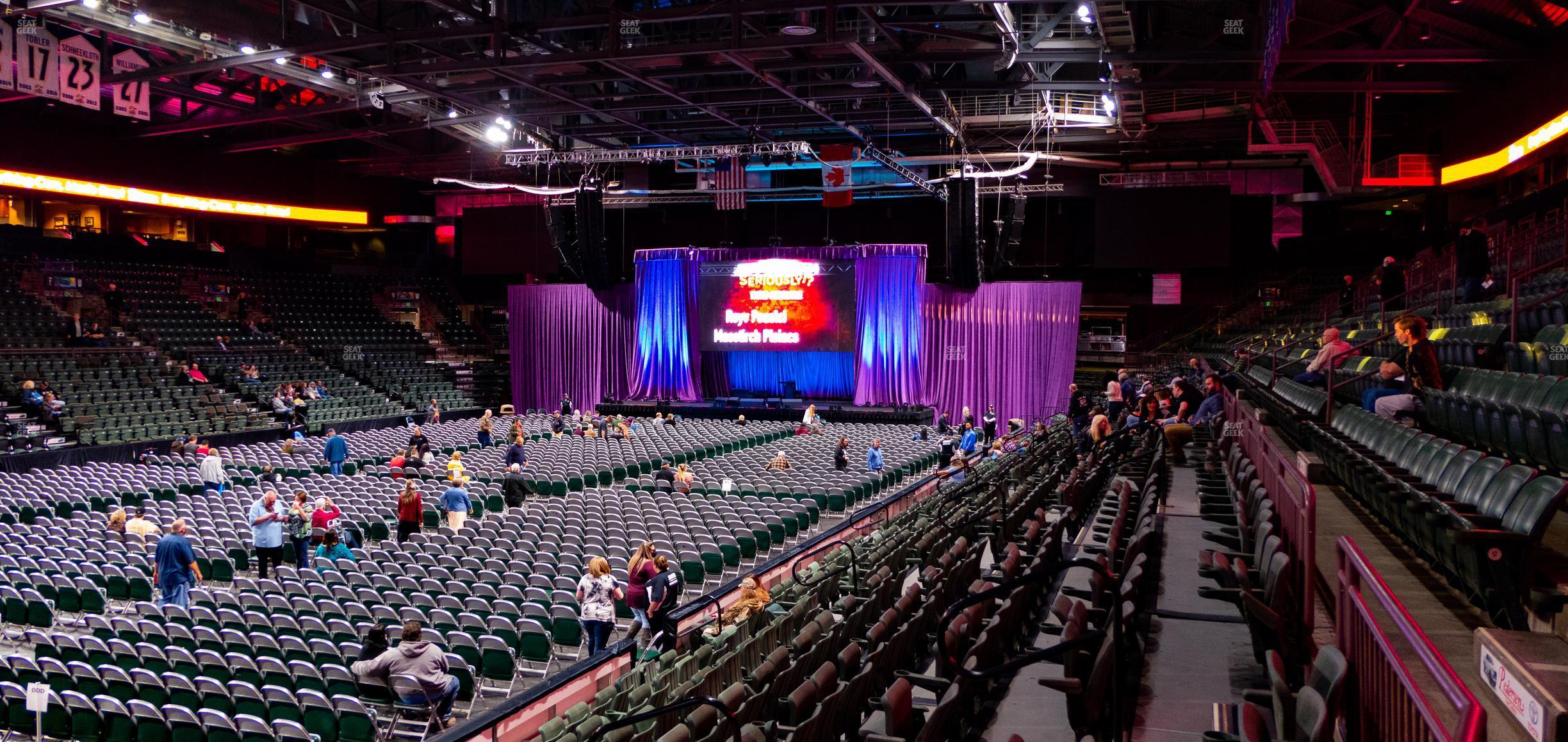 Seating view for Blue Arena at The Ranch Events Complex Section H