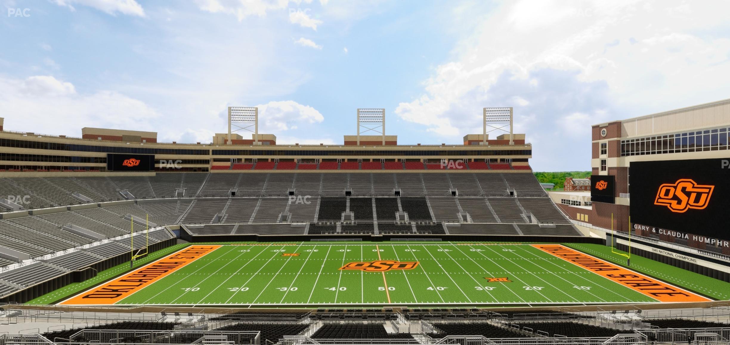 Seating view for Boone Pickens Stadium Section 207