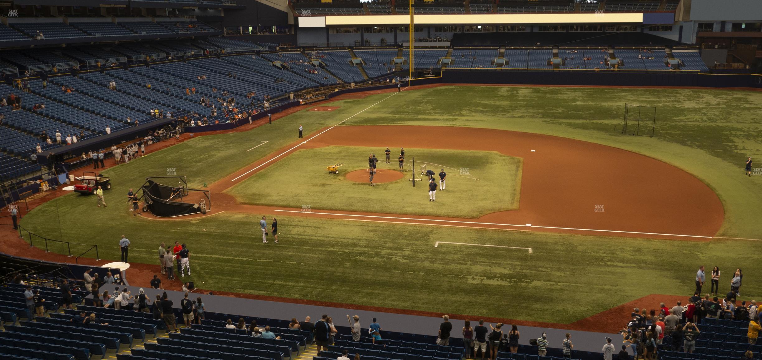 Seating view for Tropicana Field Section 212