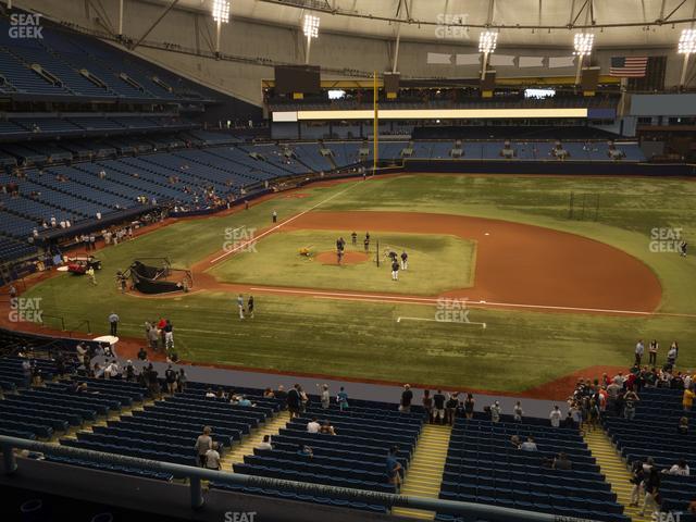 Seating view for Tropicana Field Section 212