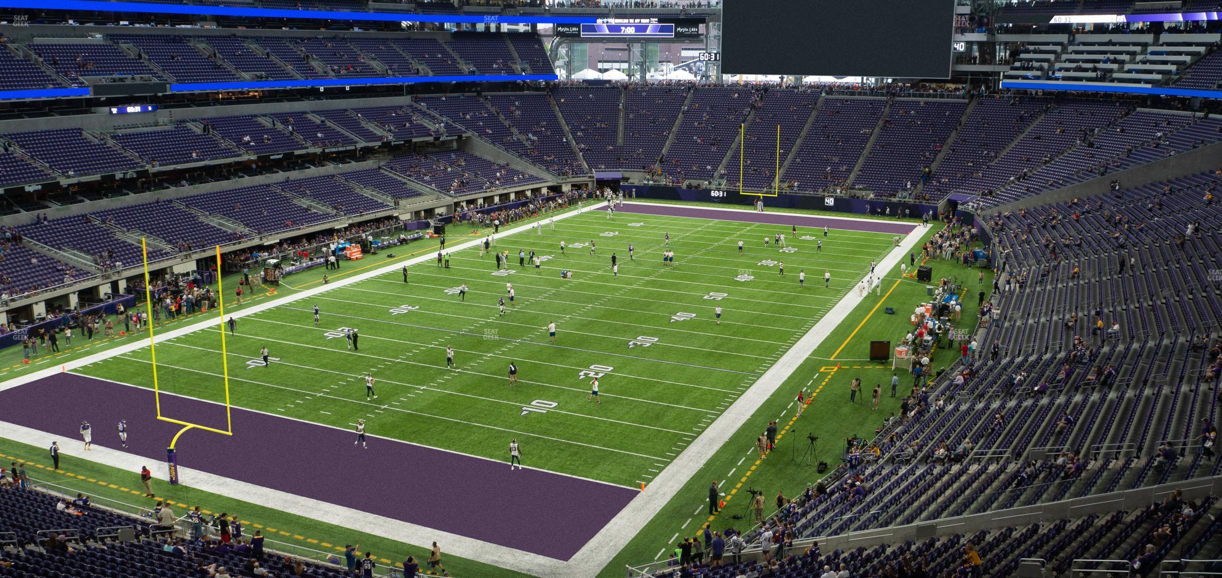 Seating view for U.S. Bank Stadium Section 220