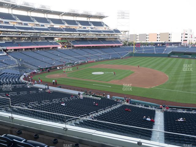 Seating view for Nationals Park Section Fis Champions Club 221