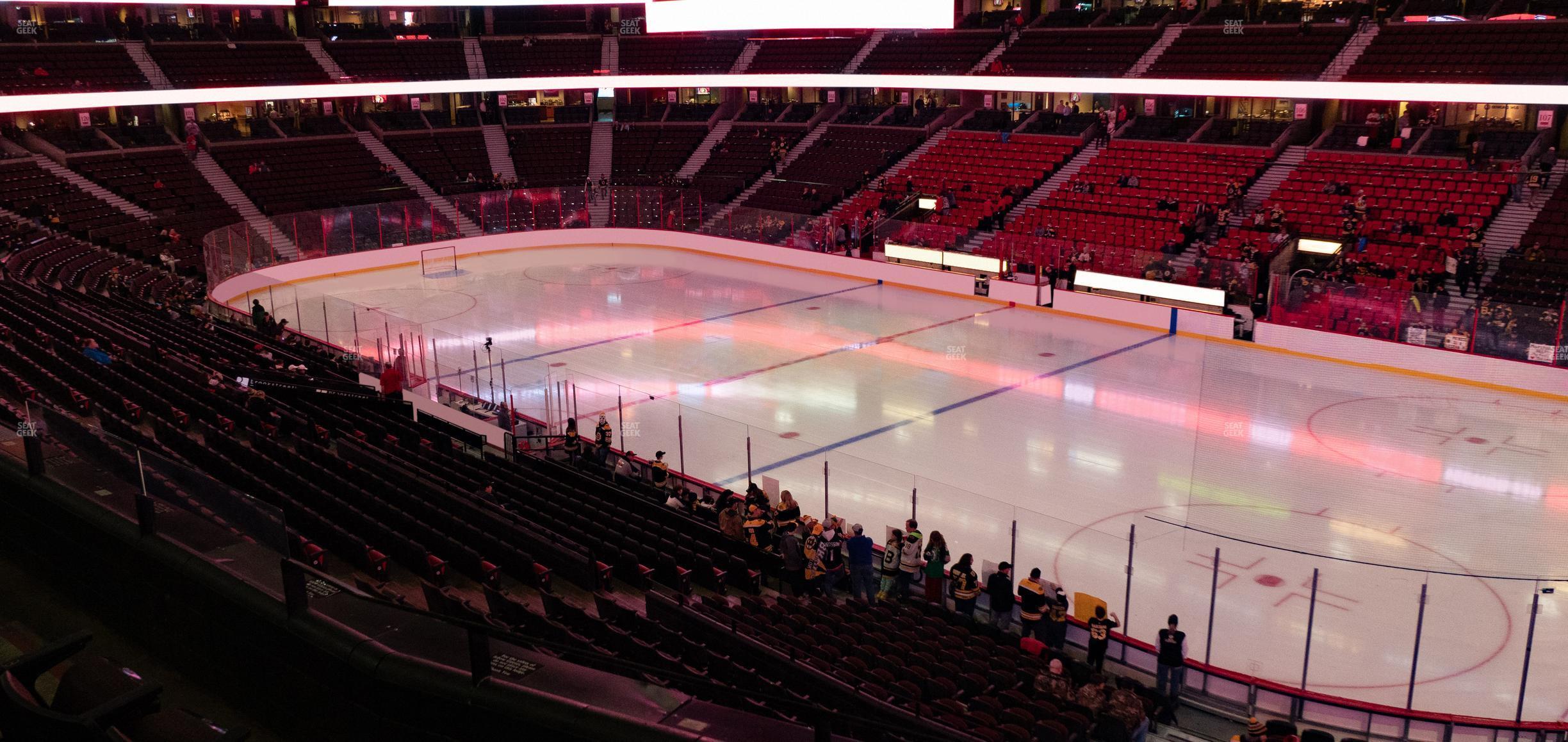 Seating view for Canadian Tire Centre Section 219