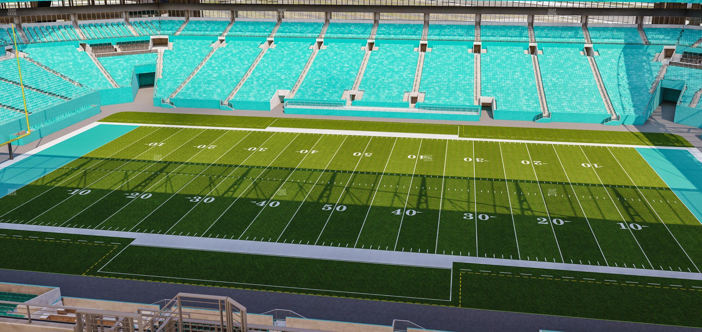 Seating view for Hard Rock Stadium Section 345