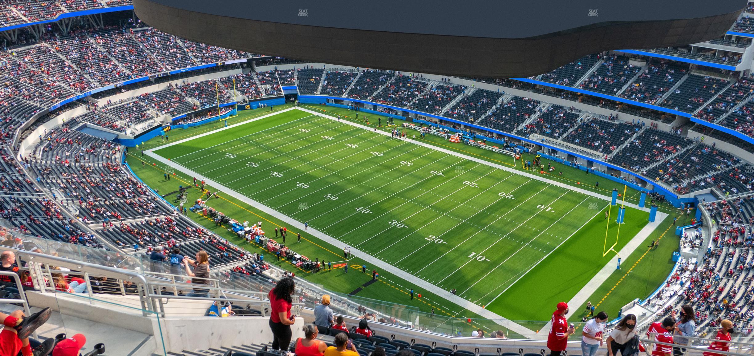 Seating view for SoFi Stadium Section 547