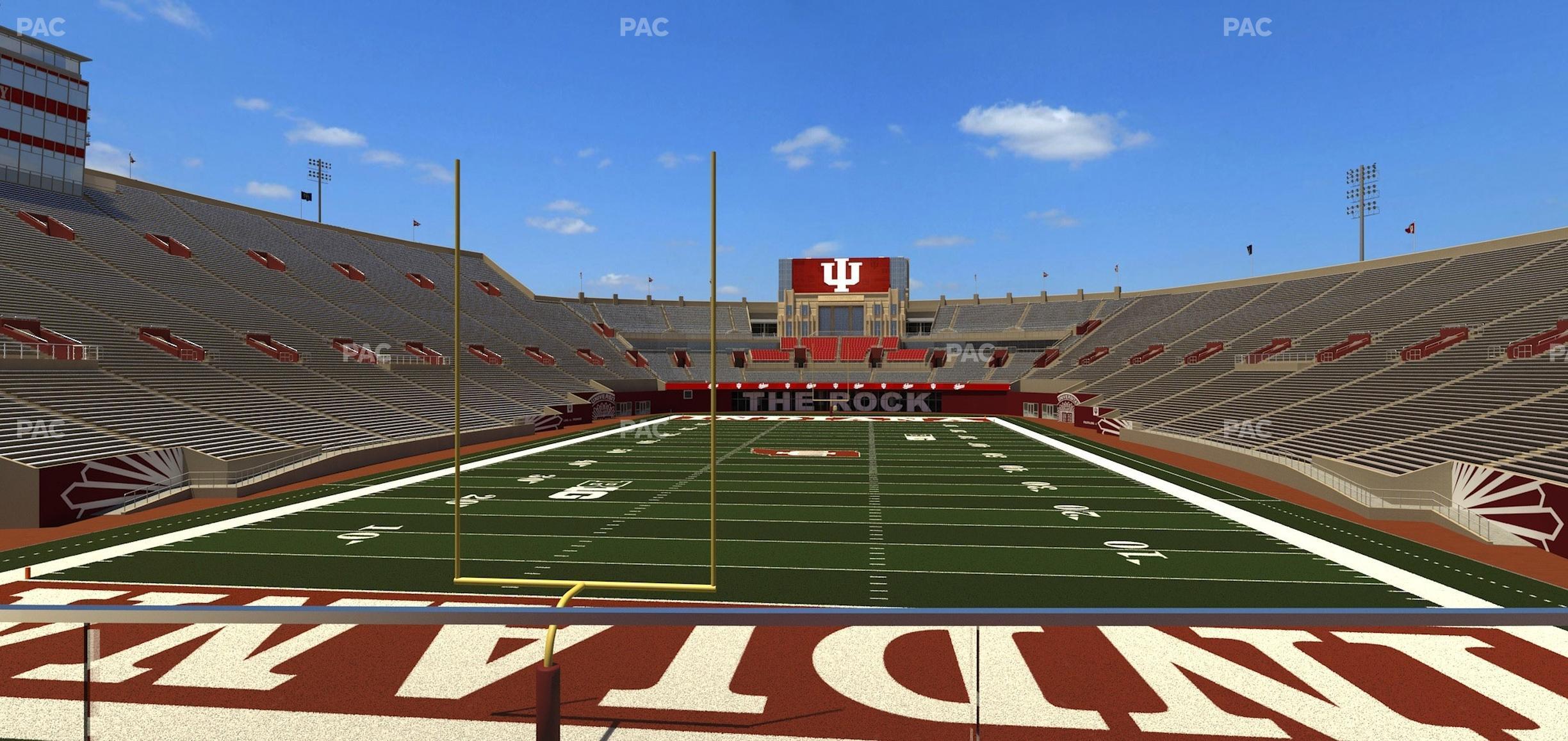 Seating view for Memorial Stadium - Indiana Section Suite 35