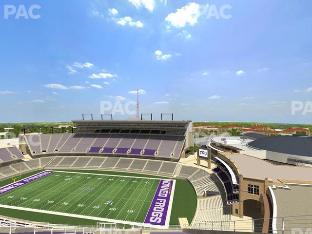 Seating view for Amon G Carter Stadium Section 401