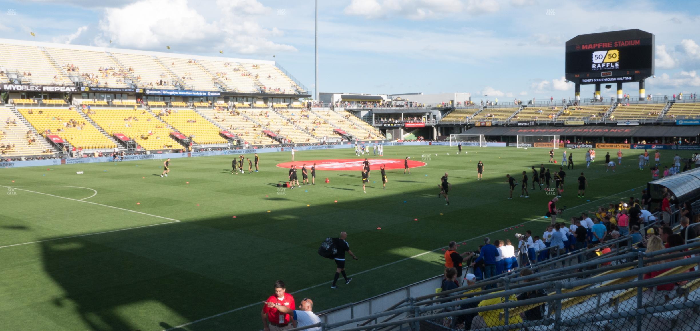 Seating view for Historic Crew Stadium Section 131