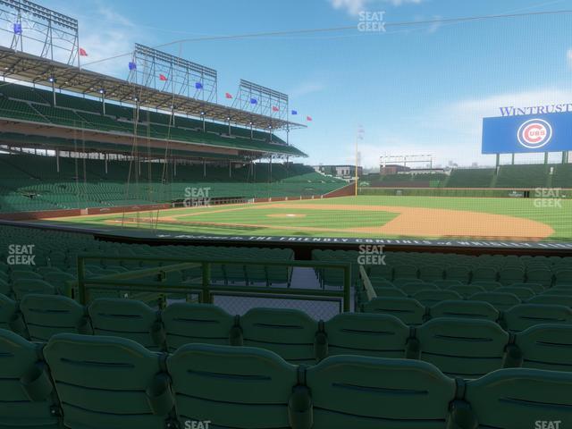 Seating view for Wrigley Field Section 125