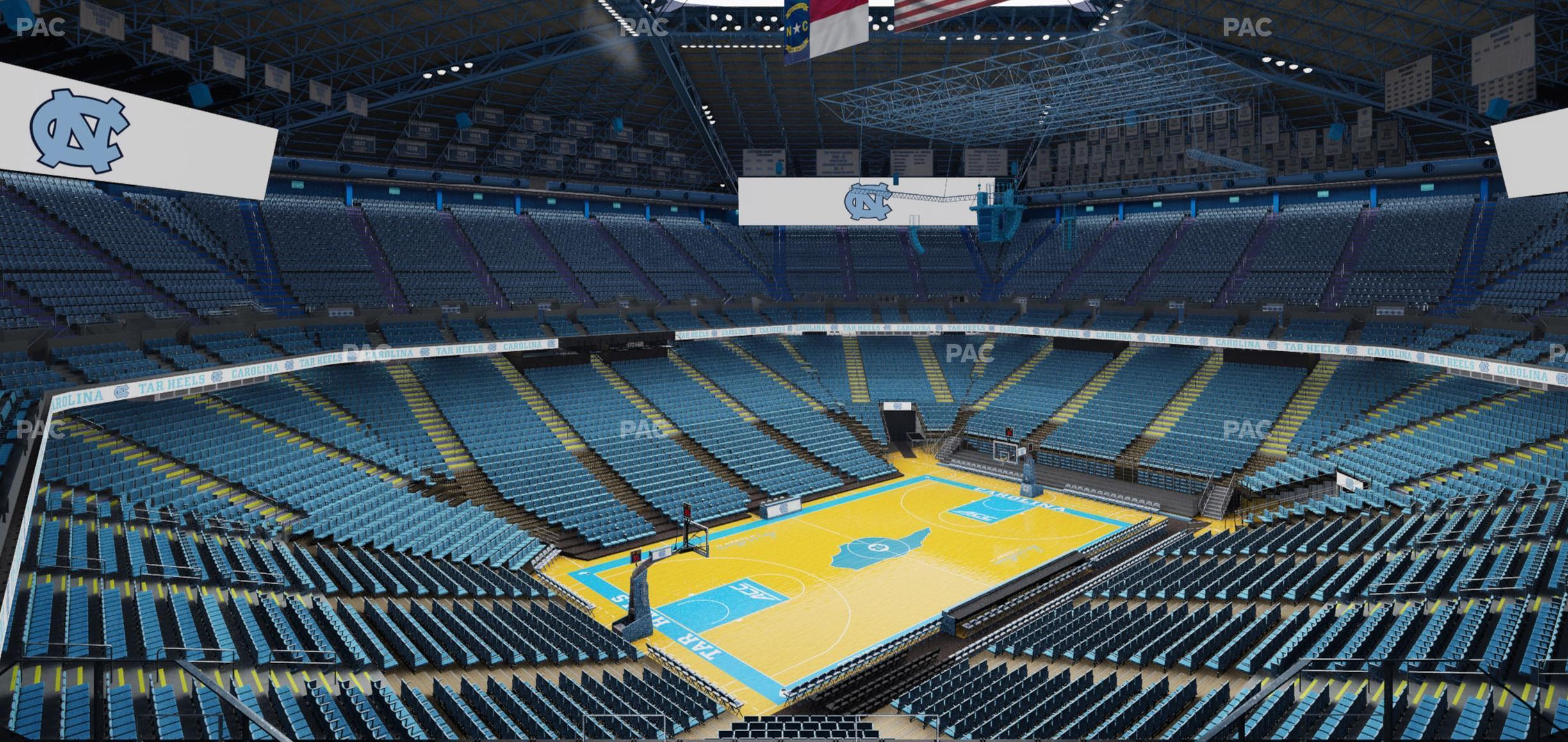 Seating view for Dean Smith Center Section 204