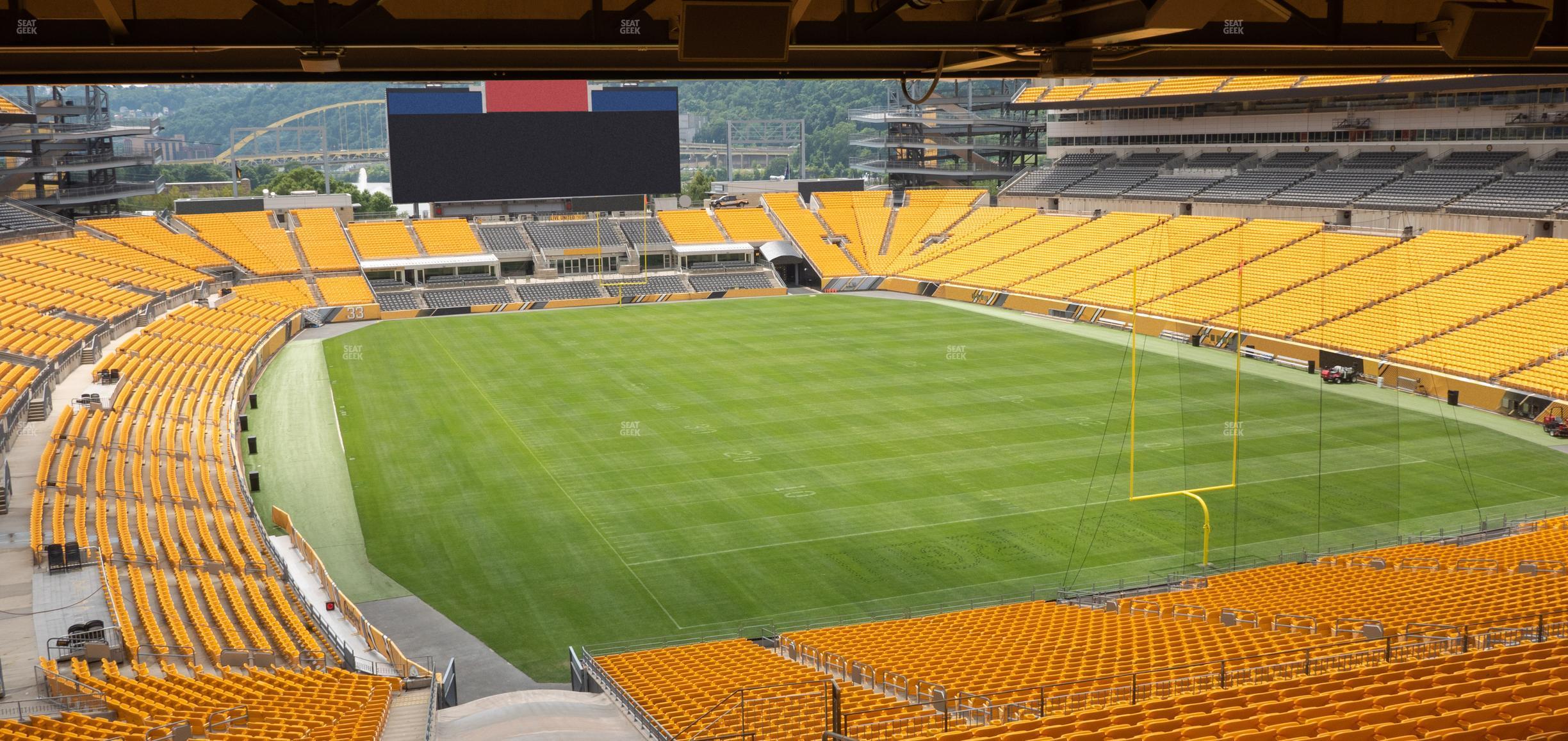 Seating view for Acrisure Stadium Section North Club 005