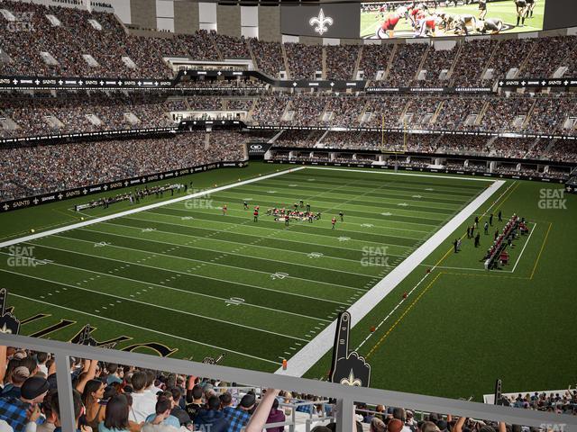 Seating view for Caesars Superdome Section Suite 339