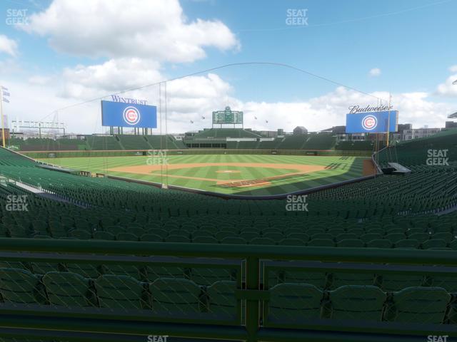 Seating view for Wrigley Field Section 117