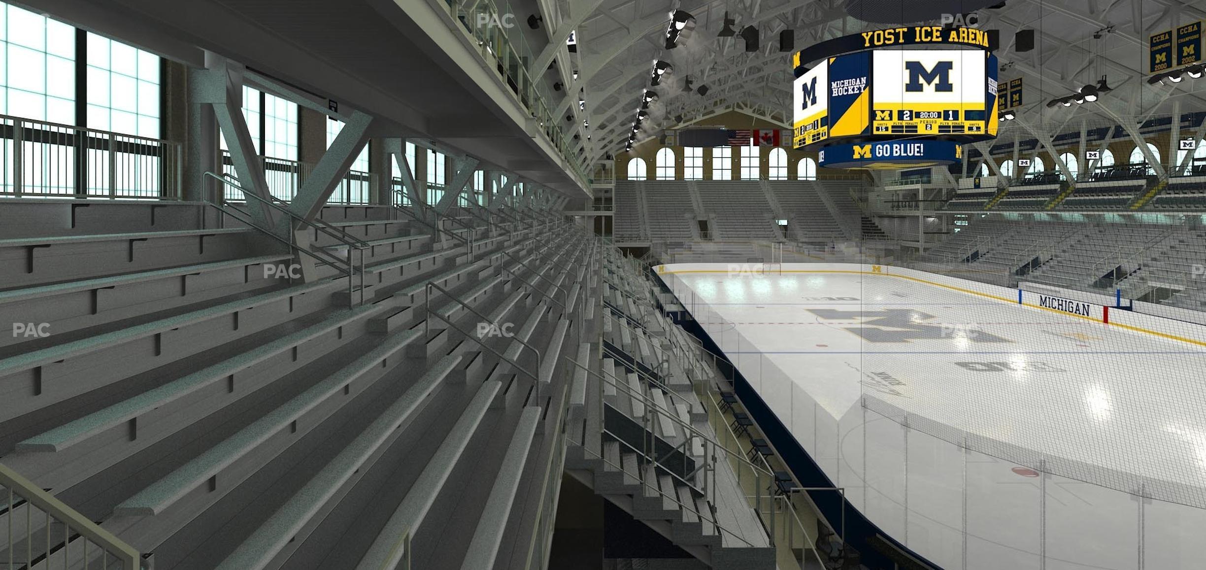 Seating view for Yost Arena Section 9