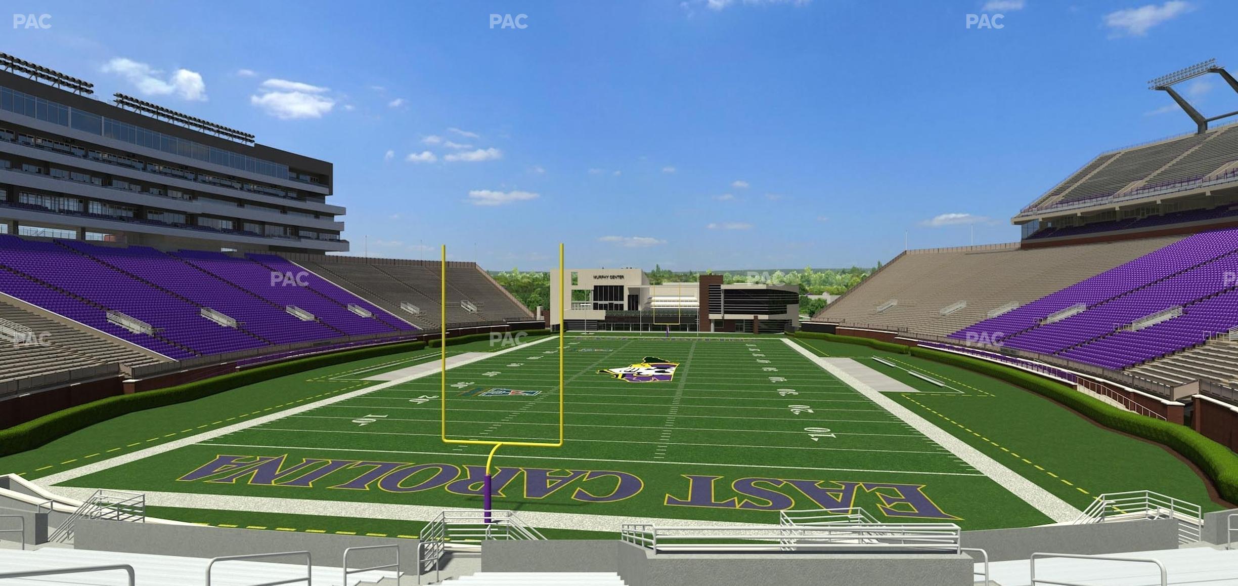 Seating view for Dowdy-Ficklen Stadium Section 26