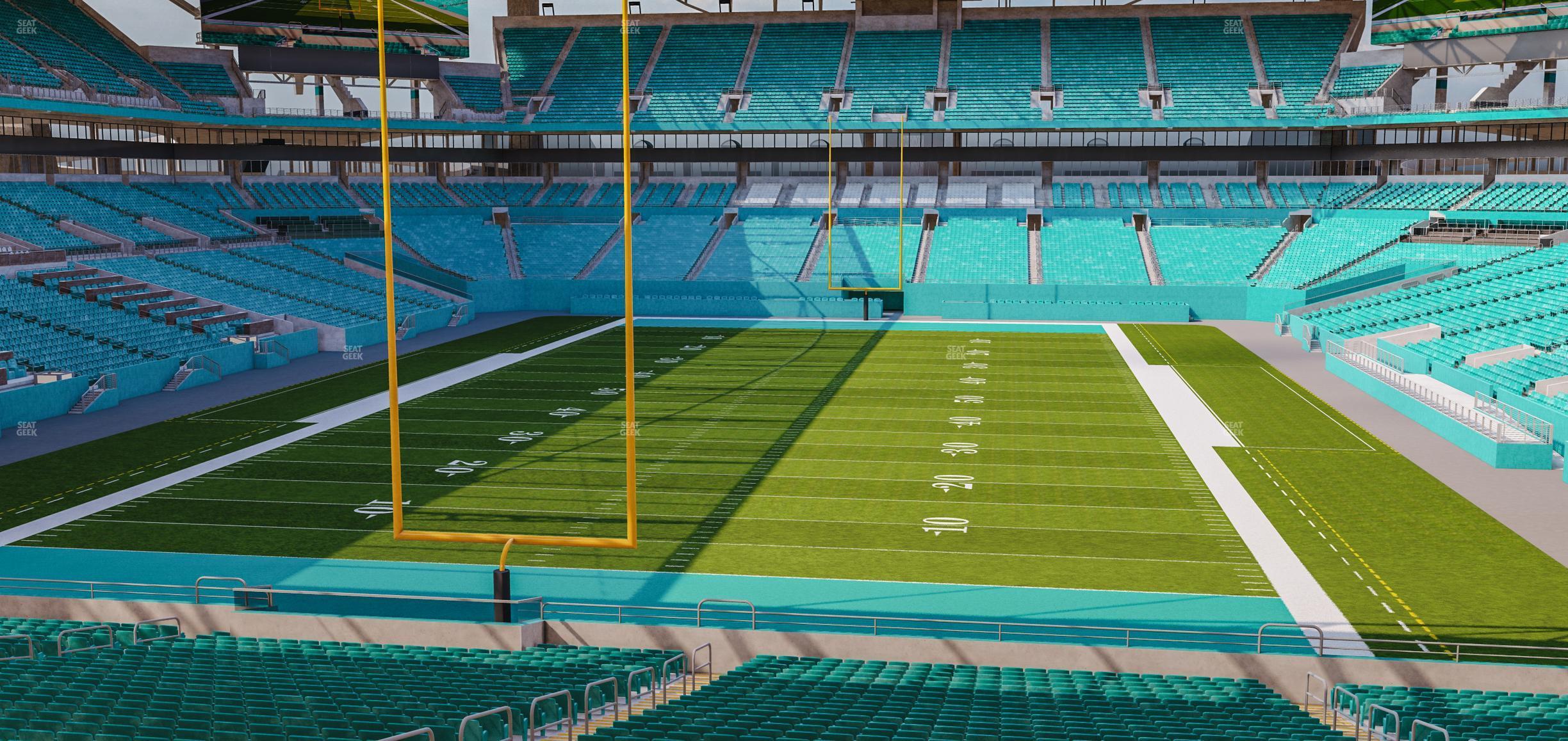 Seating view for Hard Rock Stadium Section 231